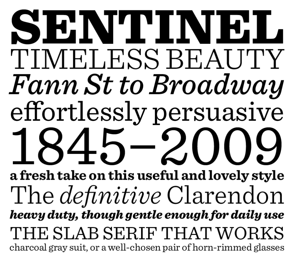 Sentinel Best Font